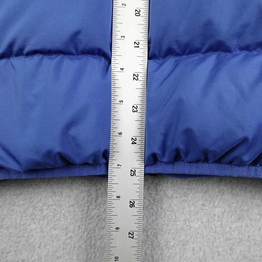 The North Face Puffer Jacket Boys XL Blue 550 Down Full Zip Outdoor Hike